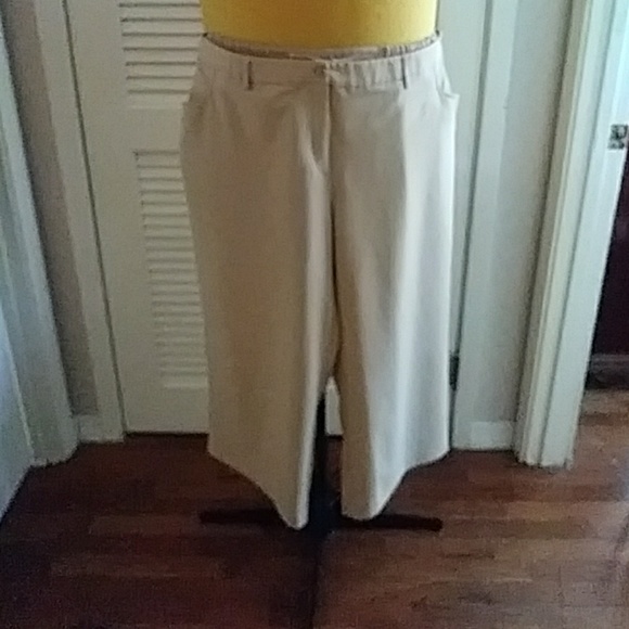 Slacks sz24WP tan. Chelsea studio - Picture 1 of 4